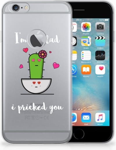 Apple iPhone 6 Plus | 6s Plus Telefoonhoesje met Naam Cactus Glad