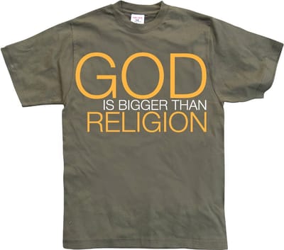 Hybris God Is Bigger Than Religion -T-shirt SH-1-15025-LFH2-2
