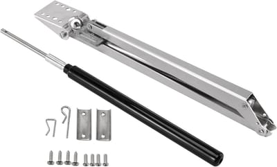 Automatische kasopener - Raamopener - Kasventilatie - Zonne-energie - 45 cm opening - Zilver/Zwart
