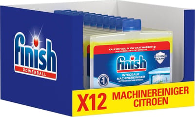 Finish Integrale Machinereiniger Citroen Vaatwasser - 12x 250 ml