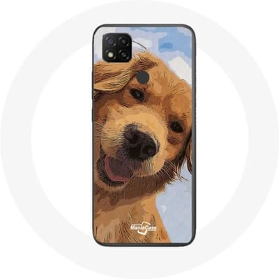 Xiaomi Redmi 9C hoesje Golden retriever Hondenras