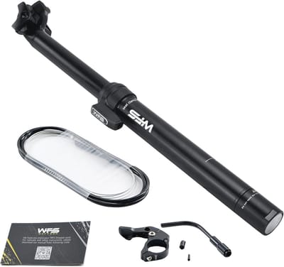 Externe Dropper Zadelpen 30.9mm met 125mm Reizen - Zwart