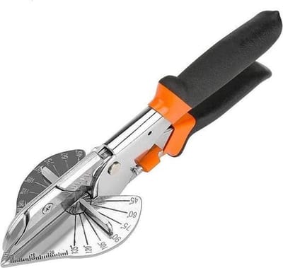 THAR Verstelbare Plintenschaar en Laminaatschaar 45-135° – Inclusief 1 Mes + 2 Extra Messen – Voor Hout, Kunststof & PVC