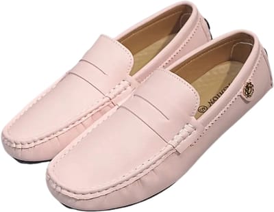 Bovista Loafers Heren - Met Hak - Herenschoenen - Instappers - Roze - Maat 42