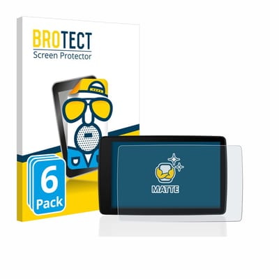 BROTECT - Screenprotector voor BMW Motorrad Navigator VI - Folie Beschermfolie matte 6 Stuks