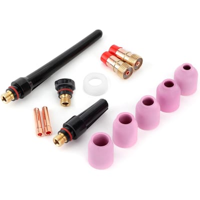 TIG Lasbrander Gaslens Alumina Mondstuk Cup Kit Accessoires Geschikt voor WP17 18 26