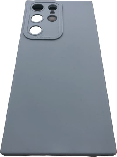 CatEye TPU/Siliconen Hoesje met Camera Bescherming – Geschikt voor Samsung Galaxy S23 Ultra - Lichtblauw