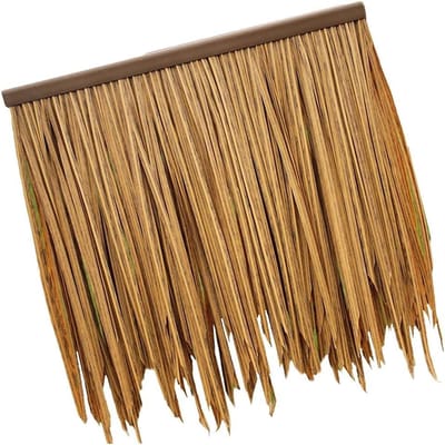 Dak Bedekking - Kunstriet - Decoratie Buiten - Onderhoudsvrij - 20 Stuks - Geel