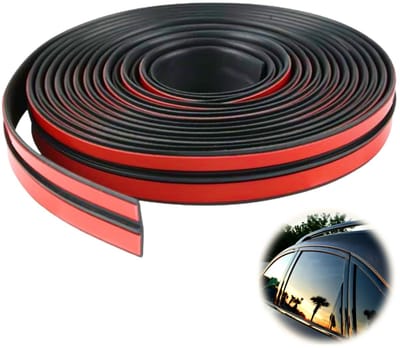 Dailygoods- Ruitafdichting 4 m - Zelfklevende Rubber Seal - Deur/Auto - Geluidsisolatie - Waterdicht - Eenvoudige Installatie - Deurrubber