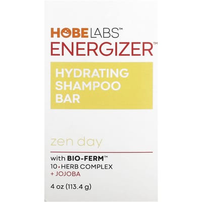 Energizer, Hydraterende Shampoo Bar, Zen Day, 113.4G(4 Oz) yellow