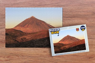 Puzzel Oranje gloeiende Teide-vulkaan in het Nationaal park Teide in Spanje - Legpuzzel - Puzzel 1000 stukjes volwassenen