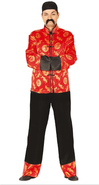 Fiestas Guirca - Kostuum Chinese man (46-48) - Carnavalskleding - Carnaval - carnavalskleding 2027 - Carnaval kostuum