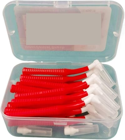 Interdentale Borsteltjes - Tandenragers Flosssticks - Mondhygiëne Verbeteren - L-Vorm Ontwerp - 20 Stuks