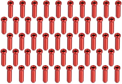 Dailygoods- Remkabeldopjes 50 Stuks - Aluminiumlegering - Duurzaam - Eenvoudig te installeren - Geschikt voor alle fietsen - Voorkomt prikken door kabeluiteinden - Kabeldopjes