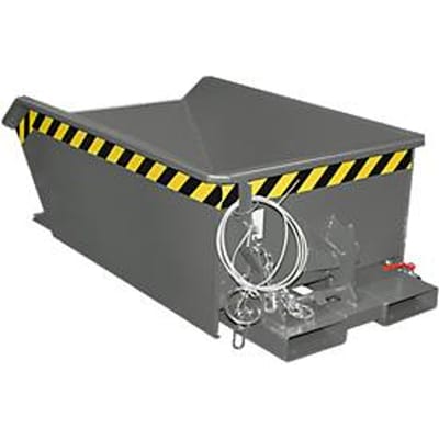 Spaanbak Bauer SMGU 270, olie- & waterdicht gelast, 270l, grijs