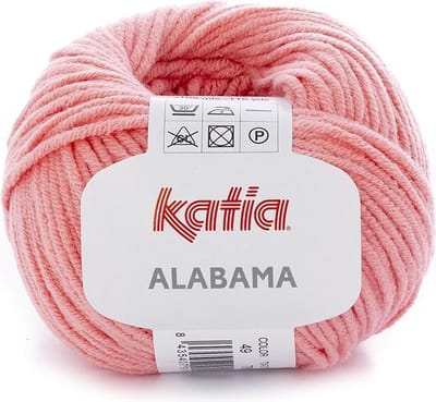 Katia Alabama - 49 zalmroze - Katoen/Acryl Garen