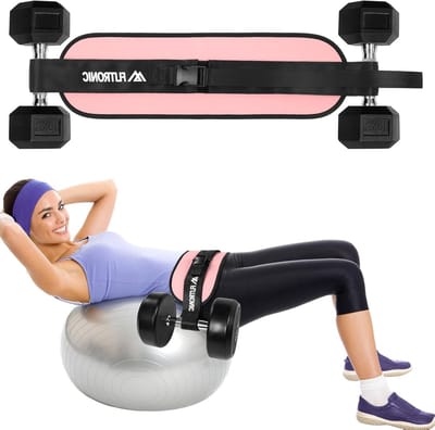 Verstelbare Heupdrukriem met Extra Padding voor Heupduw, Geschikt voor Kettlebells, Dumbbells en Fitnessoefeningen, Roze
