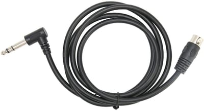 Dailygoody - MIDI Din Extension Kabel - 90 Graden - Geschikt voor Keyboard en Synthesizers - 6.35mm naar 5-Pin - Hoogwaardige geluidskwaliteit - Flexi