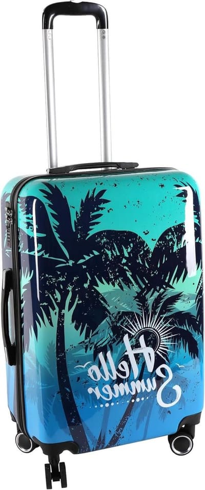 Reiskoffer - Koffer Trolley - Veilig Reizen - TSA Combinatieslot - Maat M - Zomer Design