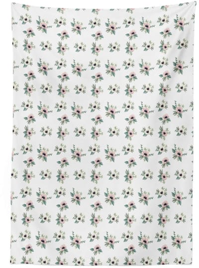 ABAKUHAUS Tafelkleed Anemone – 140x240 cm – Satin, machinewasbaar