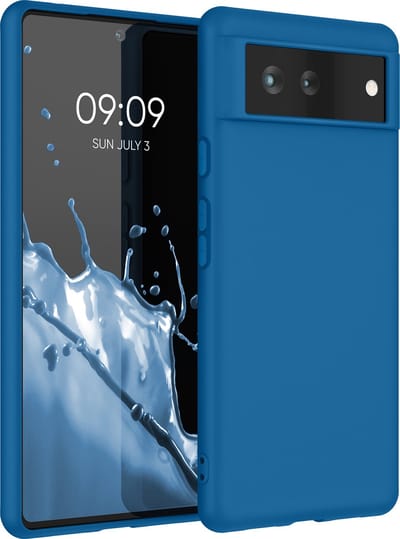 kwmobile telefoonhoesje geschikt voor Google Pixel 6 - Hoesje voor smartphone - Back cover in rifblauw