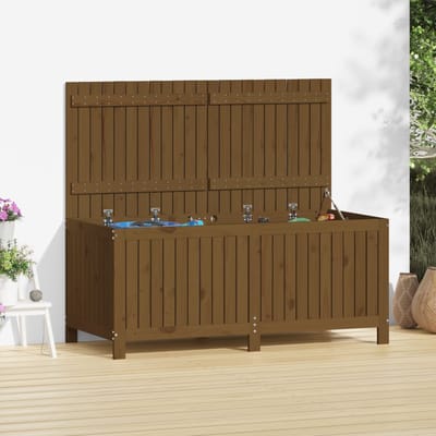 vidaXL - Tuinbox - 147x68x64 - cm - massief - grenenhout - honingbruin