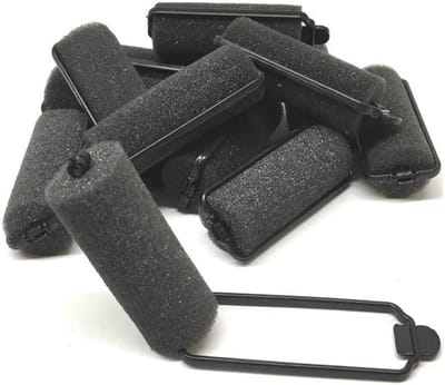 12 Stuks Foam Spons Haarrollers Klein Formaat voor Krullen