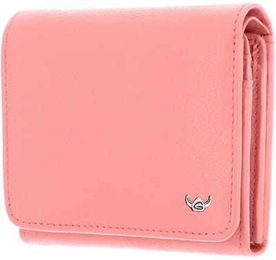 Golden Head Leren portemonnee Madrid RFID Protect RV-Börse 3335 Koralle koraalrood