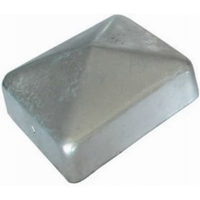 Paalornament paalkap voor houten tuinpaal piramide verzinkt 101mm
