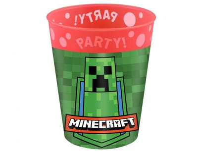 Plastic beker Minecraft | 9 cm | 250 ml