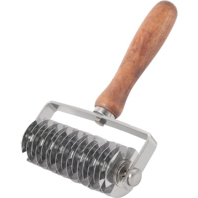 Couteau à rouleau ménager en acier inoxydable Coupe-pâte à treillis Outils de cuisine pour cuisiner et pâtisser