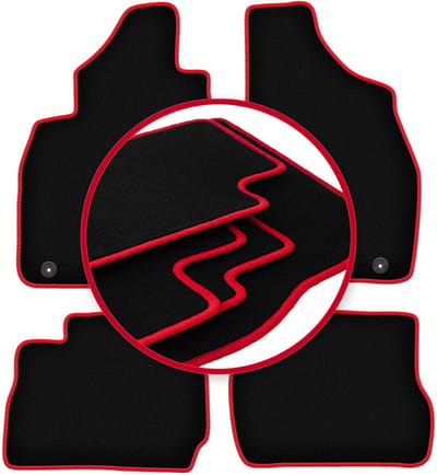CARLUX-RED automatten voor: Mitsubishi Pajero Pinin SUV (1999-2006)