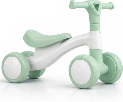 Edibaby, Kinderfiets, Loopfiets 1–2 jaar, Balance Bike, Licht Driewieler voor Kinderen 12–24 Maanden, Educatief Speelgoed, Cadeau Idee (Munt)
