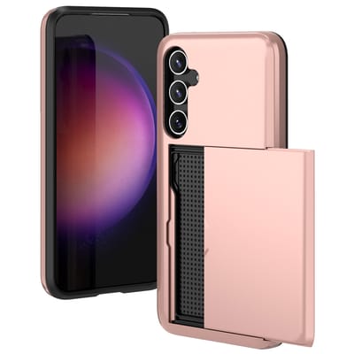 imoshion Hoesje met Pasjeshouder - Geschikt voor Samsung Galaxy S23 FE - Rosé Goud