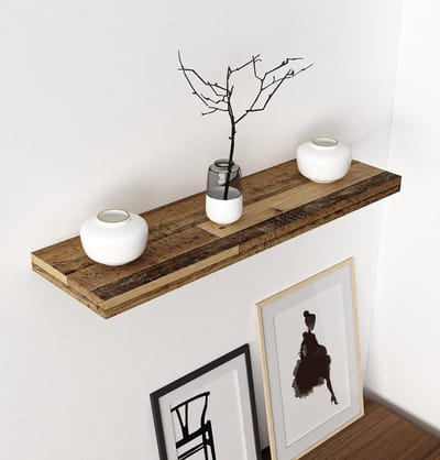 Wandplank Bredebro 3,6x80x23 cm houtkleurig