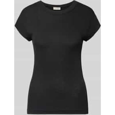 slim fit T-shirt van puur katoen