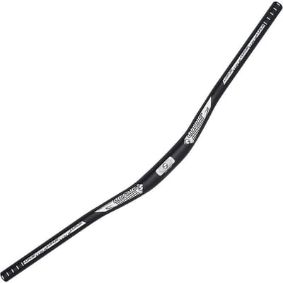 Fietsstuur Fiets Aluminiumlegering Stuur MTB Extra Lang Stuur Riser Bar 31.8x720mm black