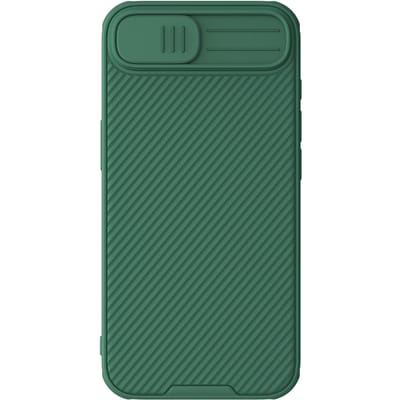Nillkin CamShield Hoesje Geschikt voor Apple iPhone 17e / 16e - Back Cover met Camera Slider - Extra Camera Bescherming - Groen
