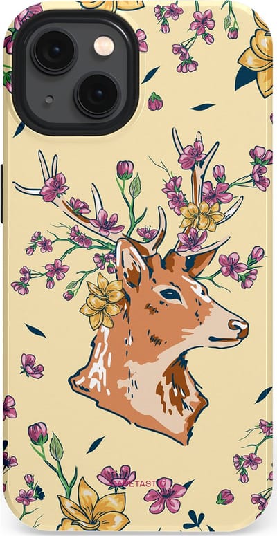 Casetastic Hoesje Geschikt voor Apple iPhone 13 Magsafe - Stijlvolle Beschermende Duo-layer Case - Woudwonder