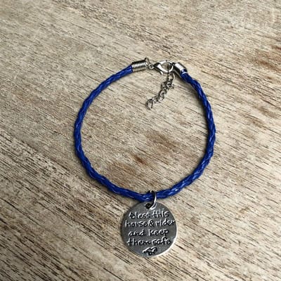 GoedeDoelen.Shop | Veterarmband Gershwin | Paarden Armband | Paardenliefhebber | Love Horses | Bedelarmband | Polsmaat 19-24cm | Wellness-House