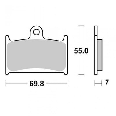 Plaquette de frein Vesrah pour Moto Suzuki 900 RF R 1996 à 1998 AVG / AVD Neuf