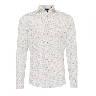 Tresanti Camilio Shirt With Faded Flowers Olive (TRSHIA377 - 905)