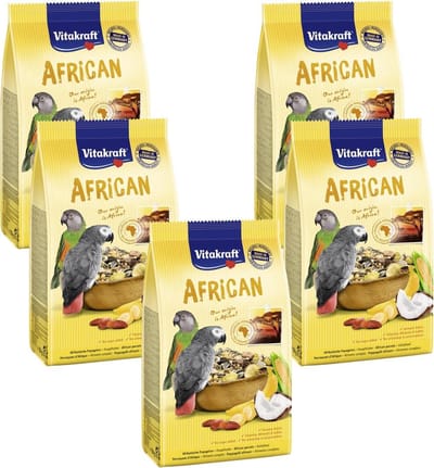 Vitakraft African Papegaaienvoer - Vogelvoer - 5 x 750 g