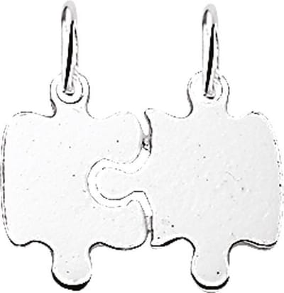 The Jewelry Collection Breekplaatje Puzzel - Zilver