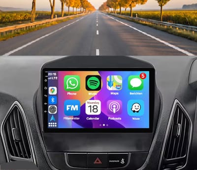 Autoradio 2/32GB met Carplay en Android auto | Geschikt voor Hyundai IX35 2009-2017 | Radio scherm met Navigatie | 2009 2010 2011 2012 2013 2014 2015 2016 2017