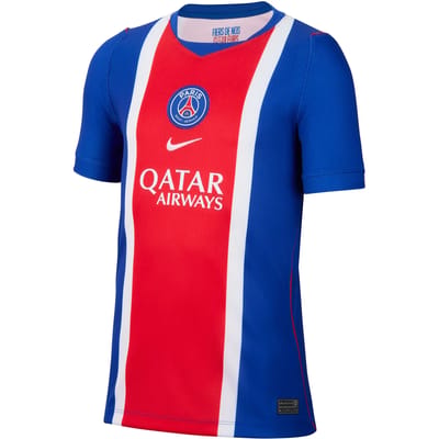 Nike T-shirt Kinderen Paris Saint-Germain 2026/27 Stadium Home Blauw/Rood - Maat S