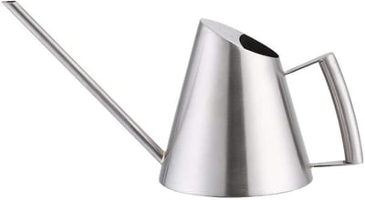 Dailygoody - Mini Annaffiatoio - Gietertje - Modern en praktisch - Zilver - Voor binnen en buiten - Voor planten en bloemen