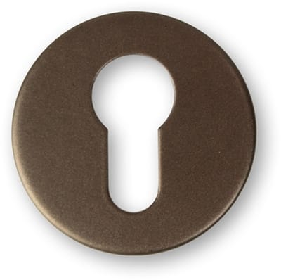 Cilinderrozet Ivana Rond 52Mm Pc Rvs Brons