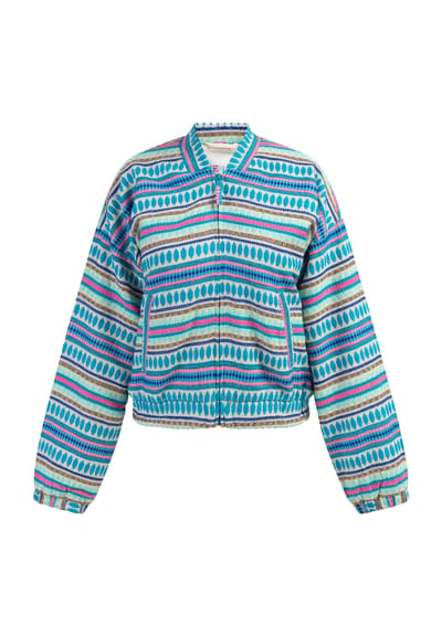 IZIA bomberjack Dames Veelkleurig blauw