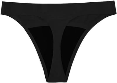 Menstruatie Slips - Lekvrij Ondergoed - Dagelijkse Bescherming - Herbruikbaar Ontwerp - 5 Stuks XL - Zwart